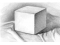 素描石膏入门教程: 素描石膏立方体——起形 (136播放)