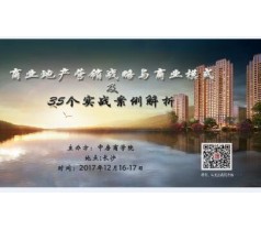商业地产营销战略与商业模式及35个实战解析