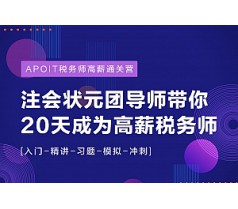 APOIT税务师高薪通关营